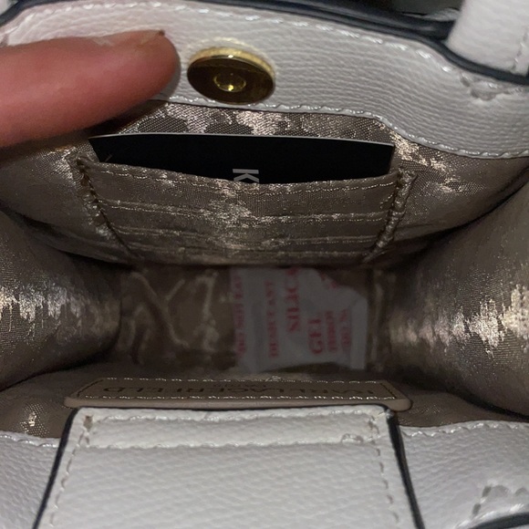 (NWT) KARL LAGERFELD PARIS Maybelle Character Small Crossbody Blush Combo - Picture 6 of 16